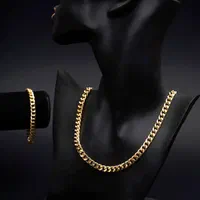 نیم ست دستبند و گردنبند Cartier مردانه مدل کارتیر|بدلیجات|مشهد, چهنو|دیوار