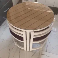 میزنهارخوری کمجا.میز و صندلی ناهارخوری 4نفره کم جا