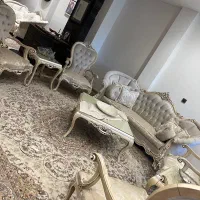 مبلمان ۱۰ نفره چوب کامل|مبلمان خانگی و میز عسلی|تهران, کوی بیمه|دیوار
