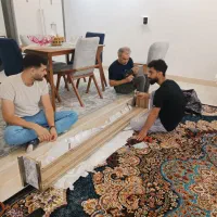 شستشو و نصب انواع پرده همراه با لوازم