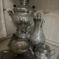 سماور قلمکاری شده برنج