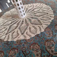 رومیزی ابریشم|پرده، رانر، رومیزی|قم, سنگ بند|دیوار