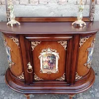 دو عدد آینه کنسول آنتیکا|بوفه، ویترین، کنسول|تبریز, |دیوار