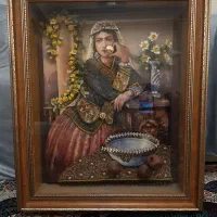 تابلو طرح دار چراغ دار سنتی