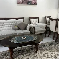 مبل ۷نفره با میز ناهار خوری