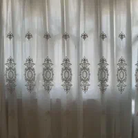پرده جنس خوب نردبان  وچهار پایه