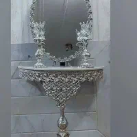 اینه شمعدان روکش نقره