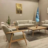 مبل مینی مال  راحتی کم جا پارچه خارجی چوب روس