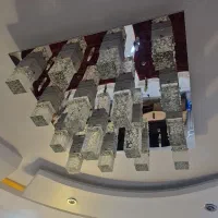 لوستر سقفی  مربعی|لوستر و چراغ آویز|کرج, باغستان|دیوار