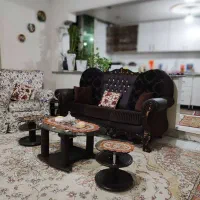 مبل ۹ نفره چوبی باکیفیت|مبلمان خانگی و میز عسلی|تهران, بروجردی|دیوار