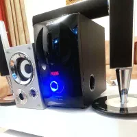 اسپیکر خانگی ۵ تیکه رم و فلشخور پرقدرت و بیس سنگین