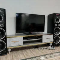 یخچال امرسان و تلویزیون ال جی ۴۲ اینچ و دوعدد باند