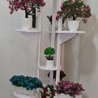 استند گل ،همراه ۹ عدد گل مصنوعی زیبا (قیمت مناسب)