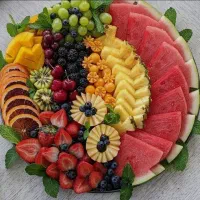 حکاکی و دیزاین (میوه آرایی) برای شب یلدا