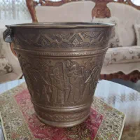 سرمه دان ودیوارکوب برنجی ومسی|کلکسیون اشیاء عتیقه|تهران, اکباتان|دیوار