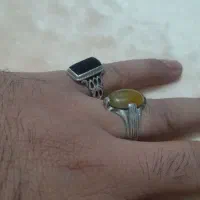 ۹ انگشتر نقره|کلکسیون اشیاء عتیقه|چهارباغ, |دیوار