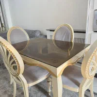 میز ناهار خوری ۴نفره شرکتی پلیمری|میز و صندلی غذاخوری|تهران, والفجر (افسریه)|دیوار