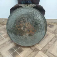 ظرف و تشت مسی قدیمی قدمت 80 به بالا|کلکسیون اشیاء عتیقه|رودسر, |دیوار
