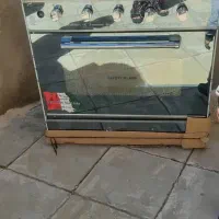 اجاق گاز طرح فر ۵شعله تمام استیل ایران شعله