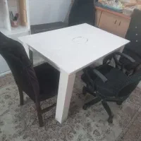 ست میز صندلی نهارخوری کارکرده