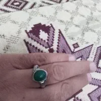 انگشتر نقره دست دلبر