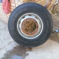 رینگ و لاستیک ماشین تریلی رینگ سالم