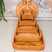 ظروف سرو و اردوخوری چوبی|ظروف سرو و پذیرایی|آذرشهر, |دیوار