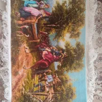 تابلو فرش دستباف طرح رهگذر