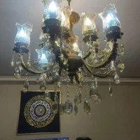 لوستر برنز برند شرکت نور سازان|لوستر و چراغ آویز|اراک, |دیوار