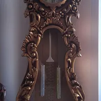 ساعت ایستاده شیک رنگ طلایی