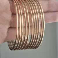 النگوی آینه ای ژوپینگ کپی طلا