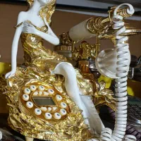 تلفن رومیزی  قدیمی  دکوری  سلطنتی|تلفن رومیزی|جهرم, |دیوار