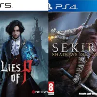 اکانت بازی Lies of p و Sekiro ظرفیت ۲ (PS5)