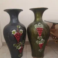 کوزه سفالی کاردست ۳عدد