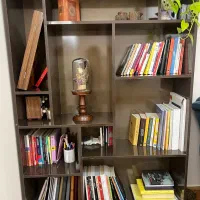 کتابخانه|کتابخانه، شلف، قفسههای دیواری|بیرجند, |دیوار