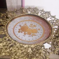 کنارسالنی میوه خوری برنزی برنجی پایه بلندنوی نو|صنایع دستی و سایر لوازم تزئینی|تهران, دریاچه شهدای خلیج فارس|دیوار