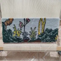 دارقالی با کل وسیله|تابلو فرش|قشم, |دیوار