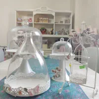 سرویس پذیرایی کاپ کیک شکلات شیرینی خوری فرفورژه گل