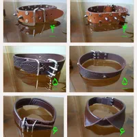 قلاده سگ (چرم اصل ، چرم طبیعی، طرح فانتزی)|لوازم جانبی حیوانات|تهران, حکیمیه|دیوار