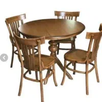 میز ناهارخوری ۶نفره با صفحه گردان کار لهستان