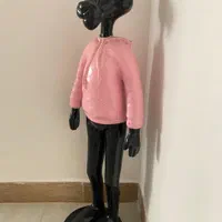 مجسمه دکوری پلنگ صورتی