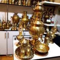 jhhسماور ذغالی قلم زنی برنجی مسی گازی زغالی|صنایع دستی و سایر لوازم تزئینی|اصفهان, دستگرده|دیوار