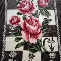 پتو یک نفره گل برجسته نو|رختخواب، بالش، پتو|شاهرود, |دیوار