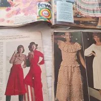 مجله قدیمی مدل لباس|کلکسیون اشیاء عتیقه|ری, دیلمان|دیوار