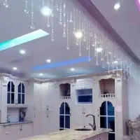 پرده کریستالی درجه یک|صنایع دستی و سایر لوازم تزئینی|صدرا-فارس, فاز ۱|دیوار