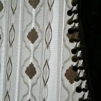 پرده پذیرایی با والن ارتفاع۲/۶۰  ‌‌عرض۳/۴۰