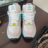 کتونی zx متالیک گری سایز 43