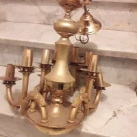 فروشنده و خریدار لوستر ابکاری وبرنز