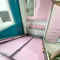 تخت تاشو  و کمد و دراور و کتاب خونه جمعو جور|تخت و سرویس خواب|گرگان, |دیوار