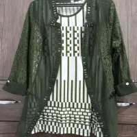 شومیز دوتیکه درحد نو|لباس|قم, شهرک فاطمیه|دیوار